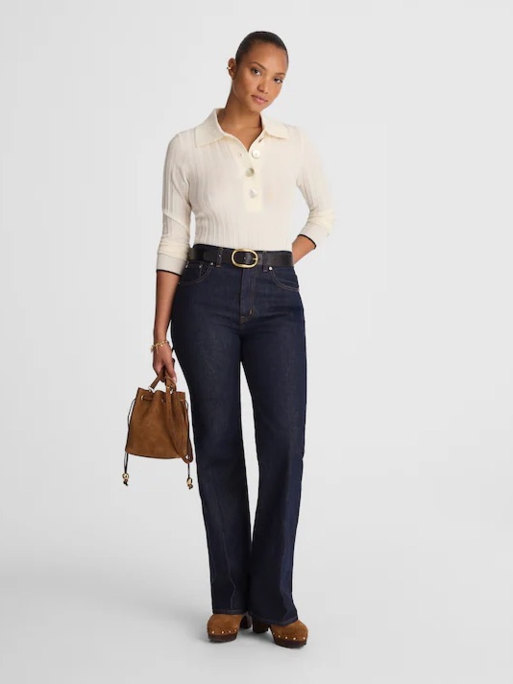 Madewell The Curvy Vintage Flare Jean in Rinse Wash